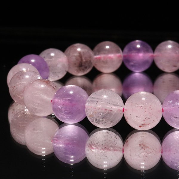 画像2: ブレス　スーパーセブン＜ブラジル産＞　丸　約9.5mm　品番：18898 (2)