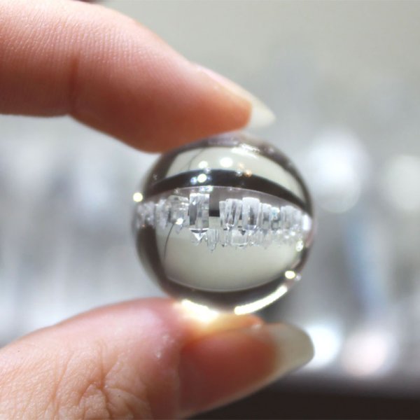 画像2: 丸玉　水晶　クォーツ　AAランク　約2cm　品番：18892 (2)