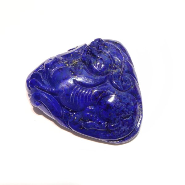 画像3: ペンダントトップ　ヒキュウ＆如意　ラピスラズリ　アフガニスタン産　穴あり　貔貅　ひきゅう　風水　品番：18908 (3)