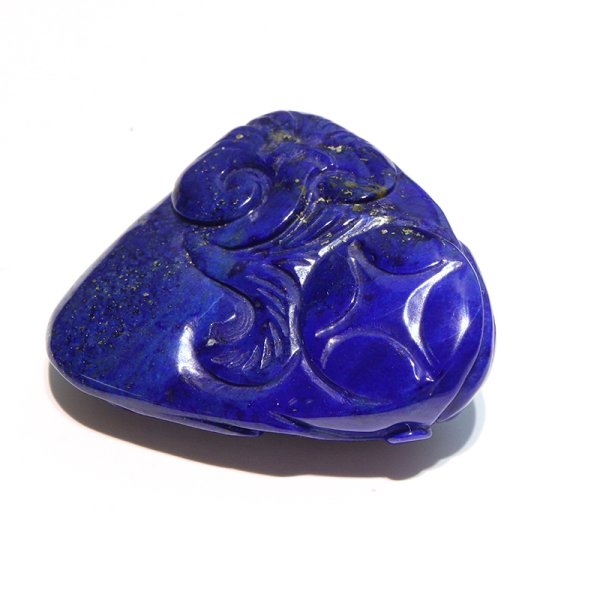 画像4: ペンダントトップ　ヒキュウ＆如意　ラピスラズリ　アフガニスタン産　穴あり　貔貅　ひきゅう　風水　品番：18908 (4)