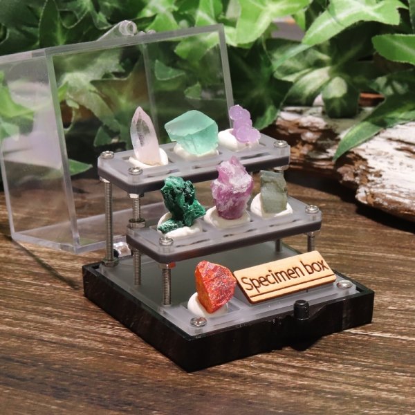 画像4: 置物　鉱物　標本BOX　原石　雑貨　インテリア　ランダム発送　品番：18935 (4)