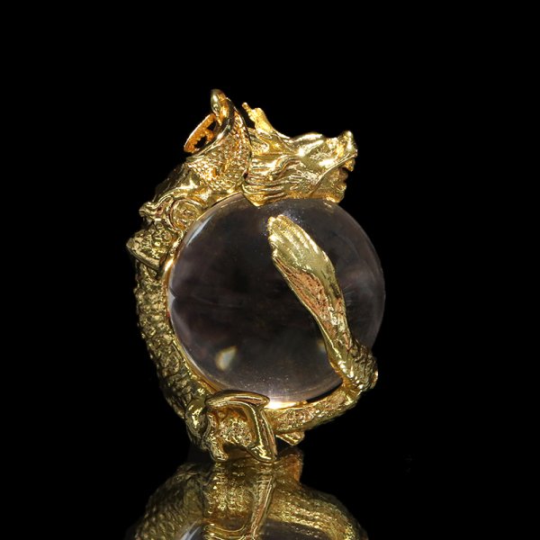 画像3: トップ 水晶 龍 丸玉 約2cm 品番:18978 (3)