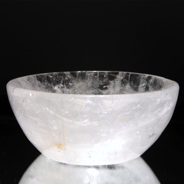 画像2: 置物　水晶　小鉢　お椀　ブラジル産　クォーツ　品番：18992 (2)