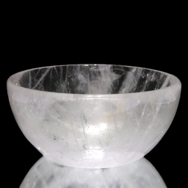 画像2: 置物 水晶 小鉢 お椀 ブラジル産 クォーツ 品番:18989 (2)