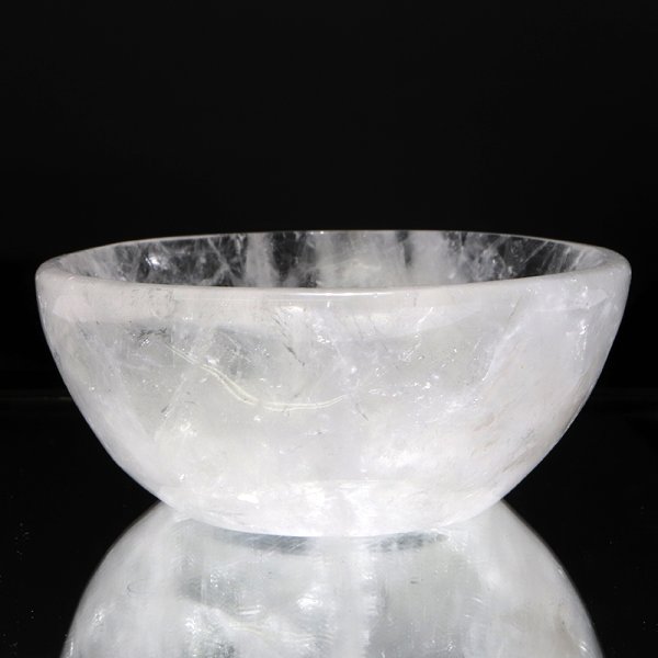 画像2: 置物 水晶 小鉢 お椀 ブラジル産 クォーツ 品番:18991 (2)