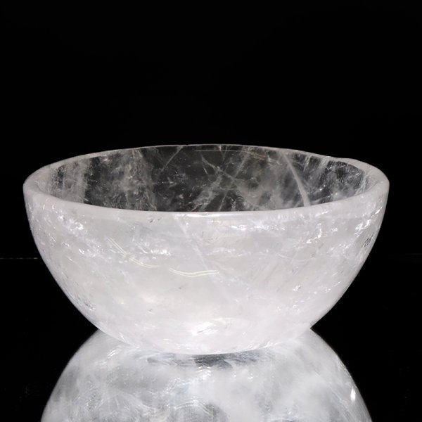 画像2: 置物　水晶　小鉢　お椀　ブラジル産　クォーツ　品番：18990 (2)