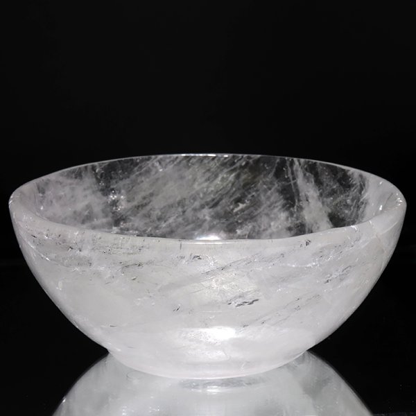 画像2: 置物 水晶 小鉢 お椀 ブラジル産 クォーツ 品番:18988 (2)