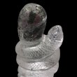 画像3: 【一点物】置物 ガーデンクォーツ 蛇 ブラジル産 干支 巳 品番:19044 (3)