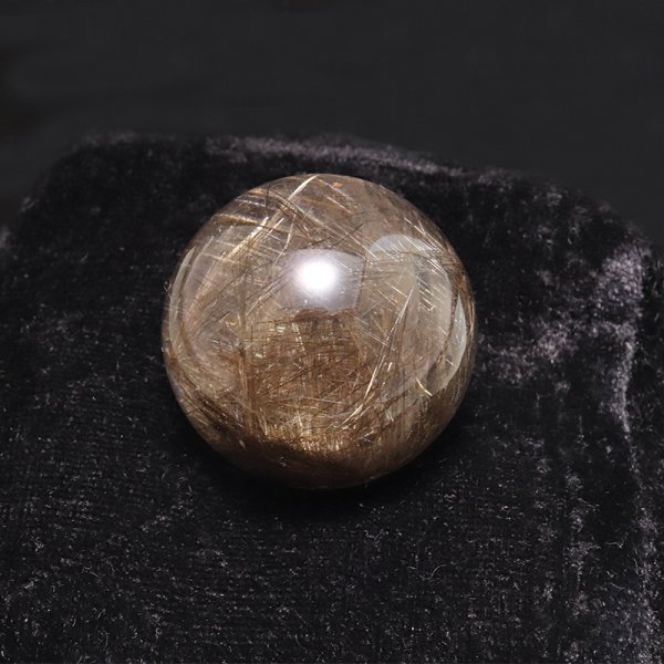 画像2: 丸玉 シルバールチル ブラジル産 約32mm 品番:19173 (2)