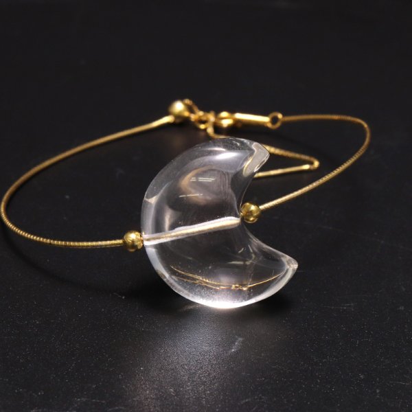画像3: 天然石パーツ 月(ムーン) 水晶 大 約1.9〜2cm×約2.3〜2.4cm 品番:19245 (3)