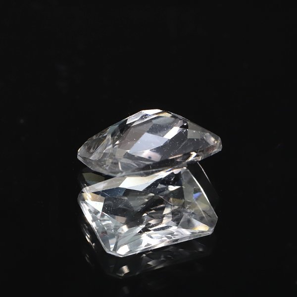 画像3: ルース モンドクォーツ スクエアカット 約6〜6.5×6.5〜8mm タンザニア産 ケース付き 品番:19277 (3)