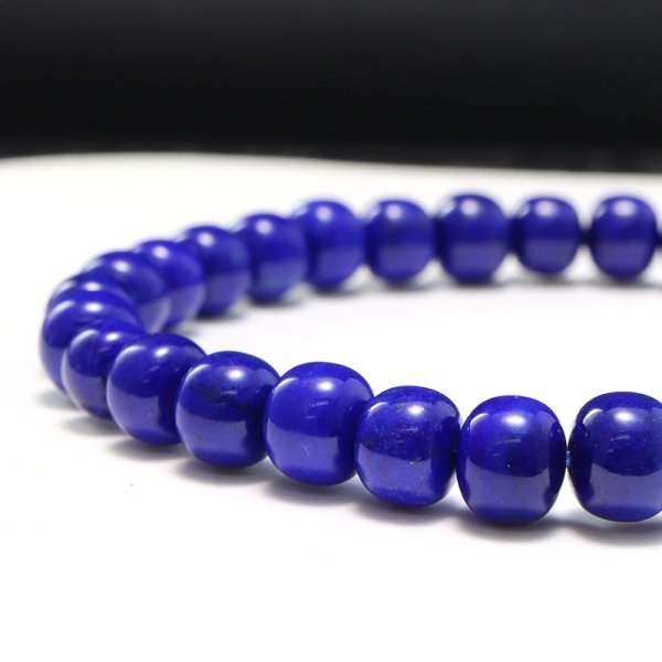 画像3: ブレス　ラピスラズリ＜アフガニスタン産＞　タル型　約6×5mm　品番：19327 (3)