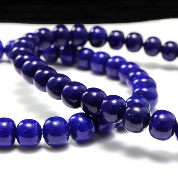 画像4: ブレス　ラピスラズリ＜アフガニスタン産＞　タル型　約6×5mm　品番：19327 (4)