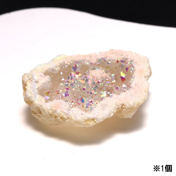 画像4: 原石　オーロラ水晶ジオード　モロッコ産　小　品番：19340 (4)