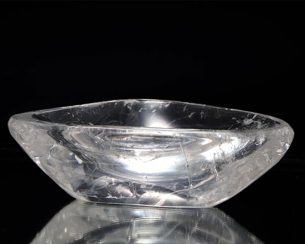 画像3: 【一点物】置物 水晶 お皿 ブラジル産 お椀 小鉢 クォーツ 品番:19341 (3)