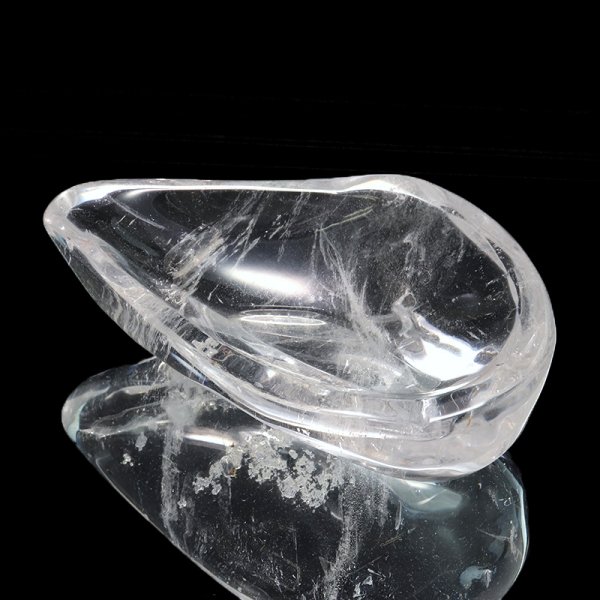 画像2: 【一点物】置物　水晶　お皿　ブラジル産　お椀　小鉢　クォーツ　品番：19342 (2)