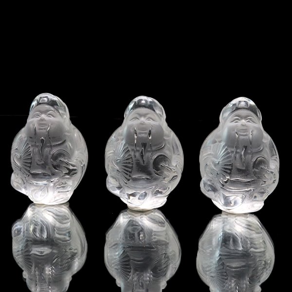 画像3: 置物 水晶 おやゆび財神様 クォーツ 品番:19348 (3)