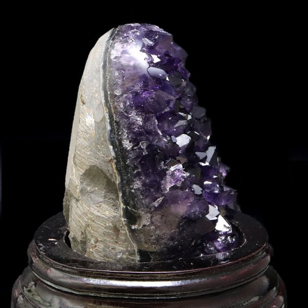画像4: 【一点物】クラスター　アメジスト　ウルグアイ産　台付き　品番：19434 (4)