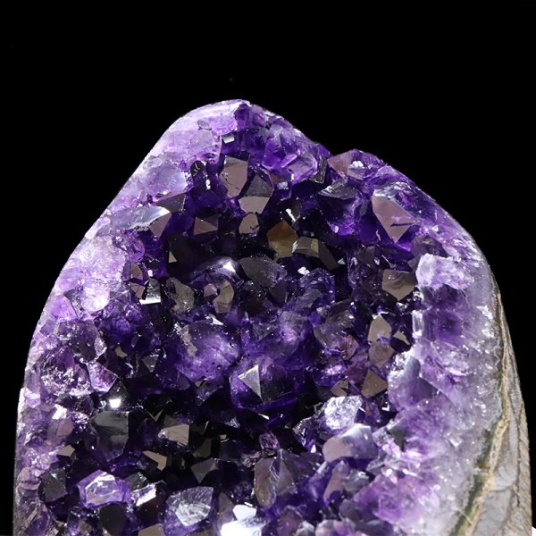 画像2: 【一点物】クラスター　アメジスト　ウルグアイ産　台付き　品番：19424 (2)