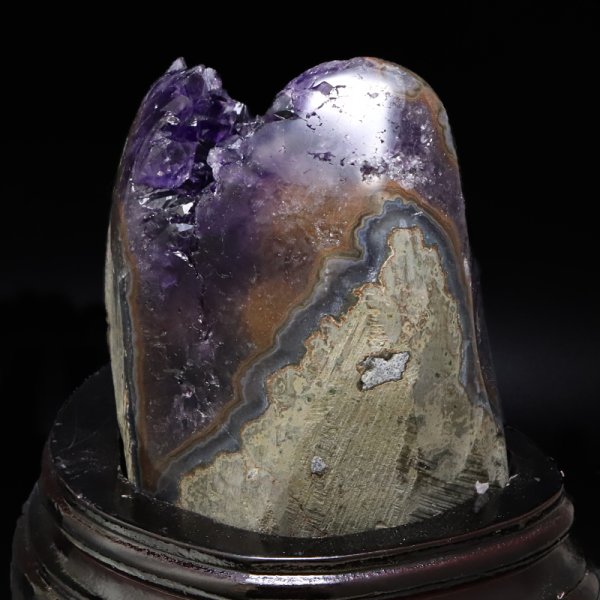 画像4: 【一点物】クラスター　アメジスト　ウルグアイ産　台付き　品番：19423 (4)
