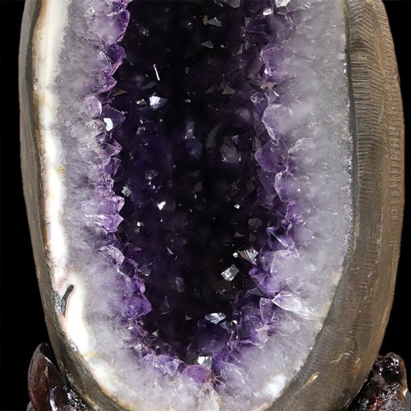 画像3: 【一点物】ドーム　アメジスト　ウルグアイ産　台付き　品番：19440 (3)