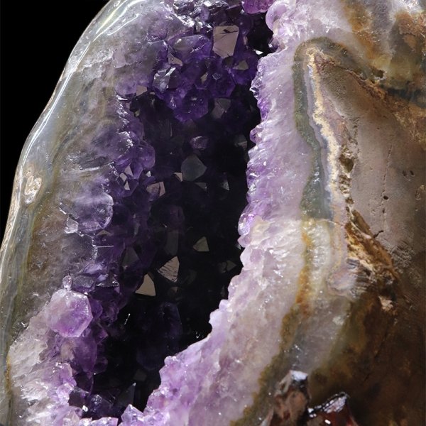 画像4: 【一点物】ドーム　アメジスト　ウルグアイ産　台付き　品番：19443 (4)