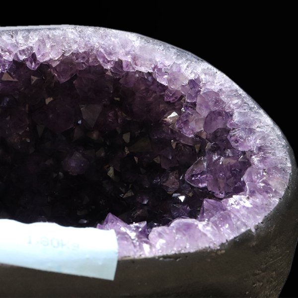 画像3: 【一点物】ドーム　アメジスト　ブラジル産　台付き　品番：19445 (3)