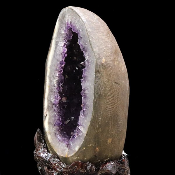 画像4: 【一点物】ドーム　アメジスト　ウルグアイ産　台付き　品番：19440 (4)