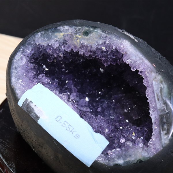 画像4: 【一点物】ドーム　アメジスト　ブラジル産　台付き　品番：19449 (4)