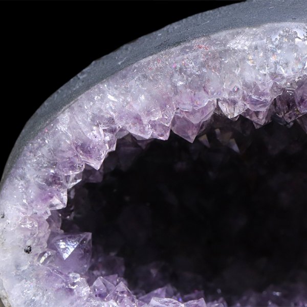 画像2: 【一点物】ドーム　アメジスト　ブラジル産　台付き　品番：19448 (2)