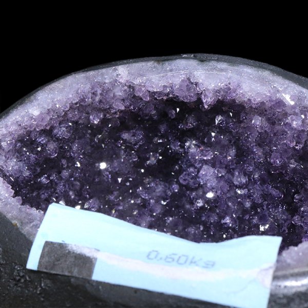 画像2: 【一点物】ドーム　アメジスト　ブラジル産　台付き　品番：19447 (2)