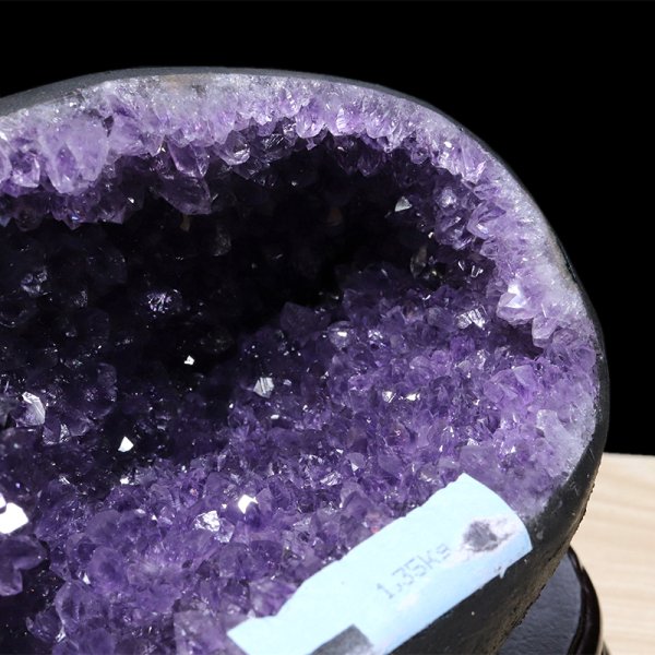 画像4: 【一点物】ドーム　アメジスト　ブラジル産　台付き　品番：19446 (4)