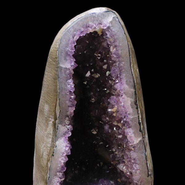 画像2: 【一点物】ドーム　アメジスト　ウルグアイ産　台付き　品番：19442 (2)