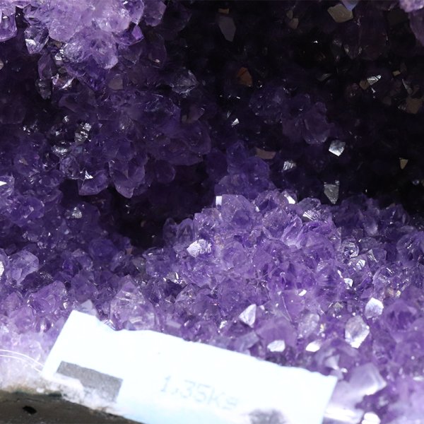 画像2: 【一点物】ドーム　アメジスト　ブラジル産　台付き　品番：19446 (2)