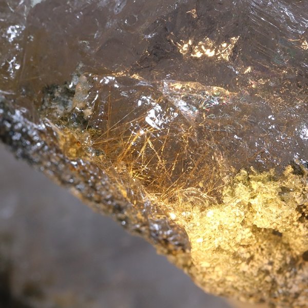 画像2: 【一点物】クラスター　ルチル入りマニハール水晶　インド　マニハール地方産　ヒマラヤ水晶　品番：19452 (2)