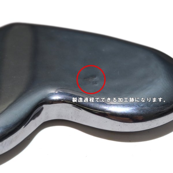 画像4: テラヘルツ 鉱石製 マッサージかっさ ハート形 約7.8×5.8cm 健康 美容 ヒーリング リラックス 品番:13720 (4)