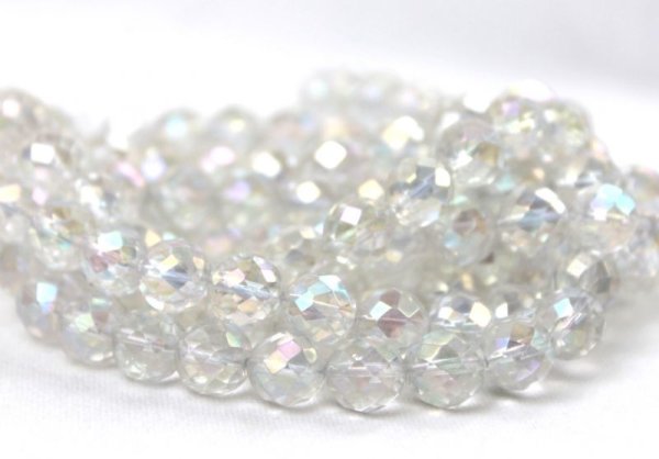 画像5: 【売切50%OFF(表示価格が割引後の金額)】連 レインボーオーラ カット  8mm    ※割引クーポン・ポイント付与対象外 品番: 3821 (5)