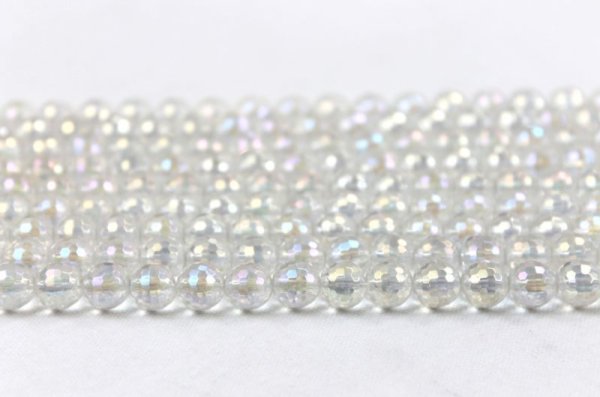 画像4: 【売切50%OFF(表示価格が割引後の金額)】連 レインボーオーラ ミラーカット 10mm    ※割引クーポン・ポイント付与対象外 品番: 5786 (4)