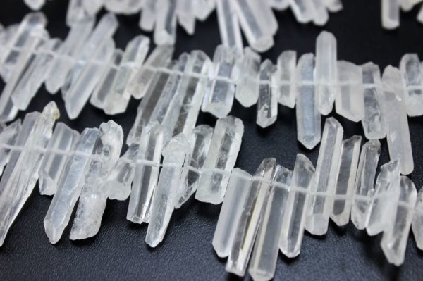 画像2: 連 クリスタルスティック 氷柱 ナチュラル  品番: 8304 (2)