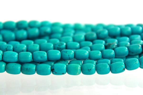 画像3: 連　ターコイズ　たる型　6mm×8mm　　※ポイント対象外　品番： 9779 (3)