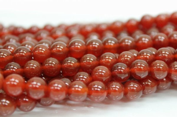 画像4: 連 カーネリアン(赤)  丸  3mm    品番: 9556 (4)
