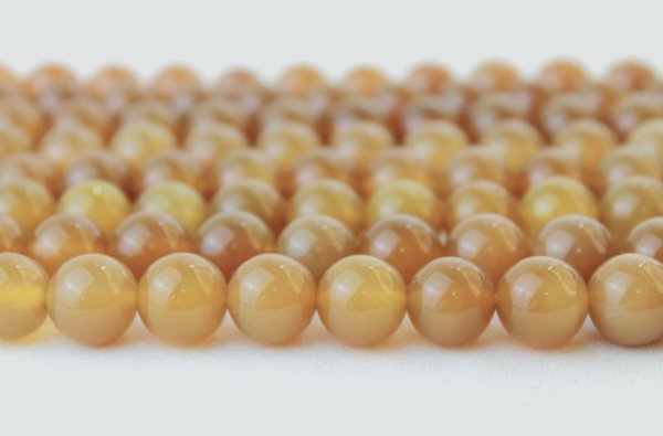 画像3: 【売切50%OFF(表示価格が割引後の金額)】連 イエローアゲート(濃)  丸 12mm    ※割引クーポン・ポイント付与対象外 品番: 3775 (3)