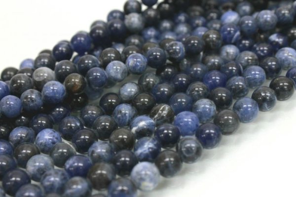 画像4: 連　ソーダライト　 丸　 4mm　　　　品番： 4274 (4)