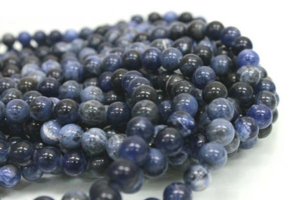 画像3: 連　ソーダライト　 丸　 4mm　　　　品番： 4274 (3)