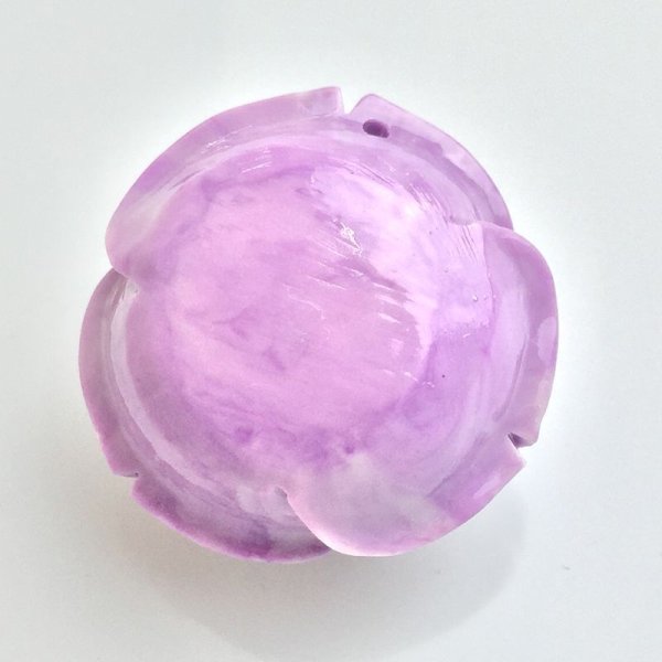 画像2: シェルパーツ（練り）　バラB　パープル　　品番： 9671 (2)