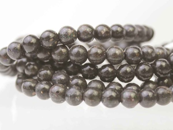 画像2: 【ネットショップ限定大特価!】ブレス ブラックオパール 6〜6.5mm 品番: 10601 (2)