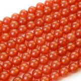 連 カーネリアン オレンジ 丸 8mm 品番: 39483948|連 天然石か 連 カーネリアン オレンジ 丸 8mm 品番: 39483948|連 天然石か