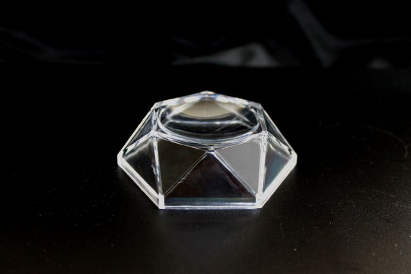 画像2: 丸玉台　透明プラスチックタイプ　大　丸玉台座　品番： 6101 (2)