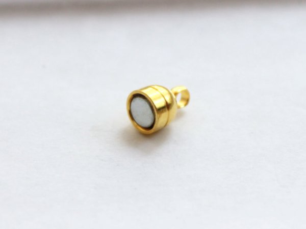 画像3: マグネットクラスプ スタンダードロング (ゴールド)5個  品番: 7881 (3)