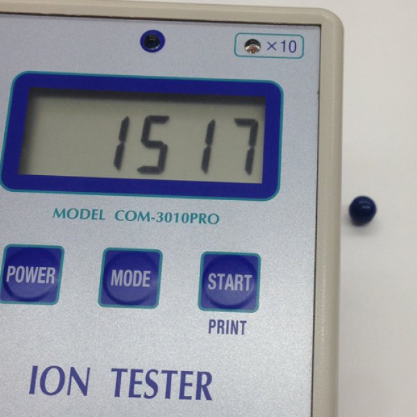 画像2: 連　北投石（青）　丸　8mm　　品番： 9966 (2)